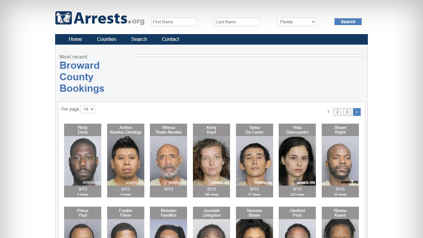 Broward County Arrests and Inmate Search